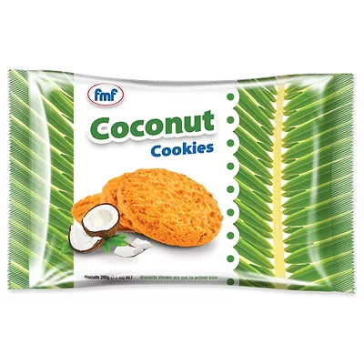 FMF coconut cookies – representative packaging