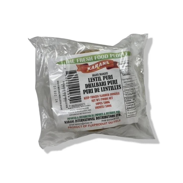 Karans dhalbari puri – representative packaging