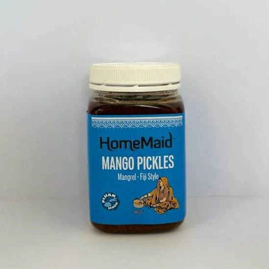 Homemade mango pickles – representative packaging