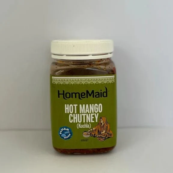 HomeMaid Hot Money Mango Chutney – representative packaging