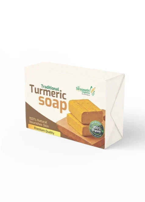 Natural Tumeric Soap – representative packaging