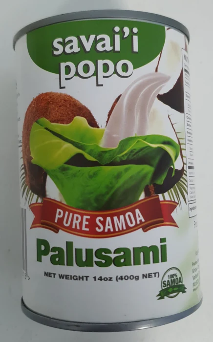 Savaii popo palusami – representative packaging
